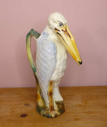 Rare St Clément Marabout Stork Absinthe Pitcher