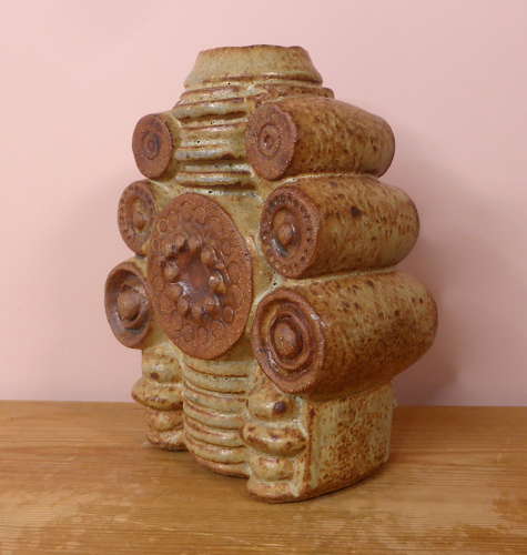 1960s Bernard Rooke Brutalist Vase