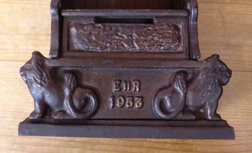 Queen Elizabeth II Coronation Chair Money Box