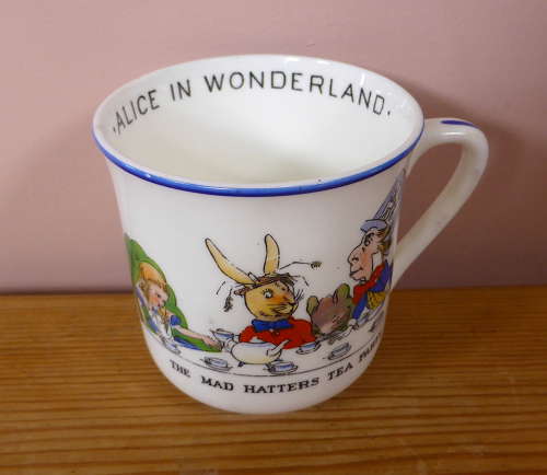 Vintage Alice in Wonderland Cup & Saucer