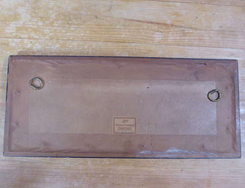 Original 1930s Racing Car Drawing by F W Beak