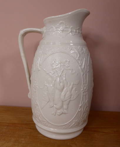 Victorian Drabware Ale Jug