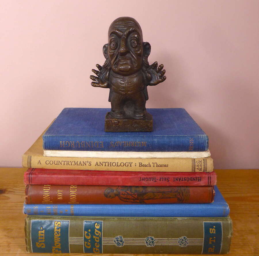 Bronze Caricature Figure of Gladstone