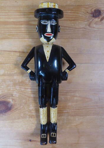 English Folk Art Jigger Doll